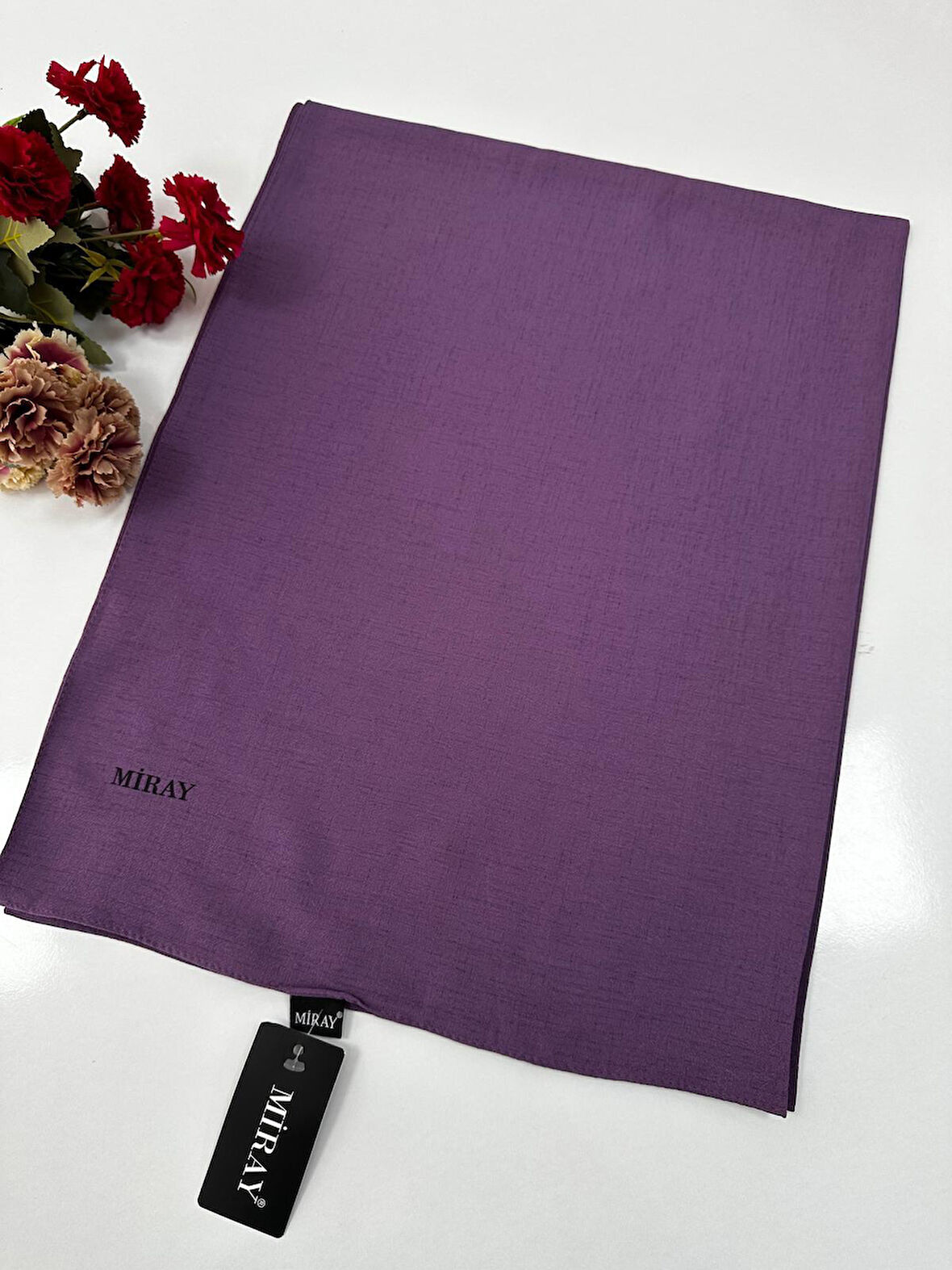 Miray Romeo Pamuk Keten Şal Renk: Mor VDM0121