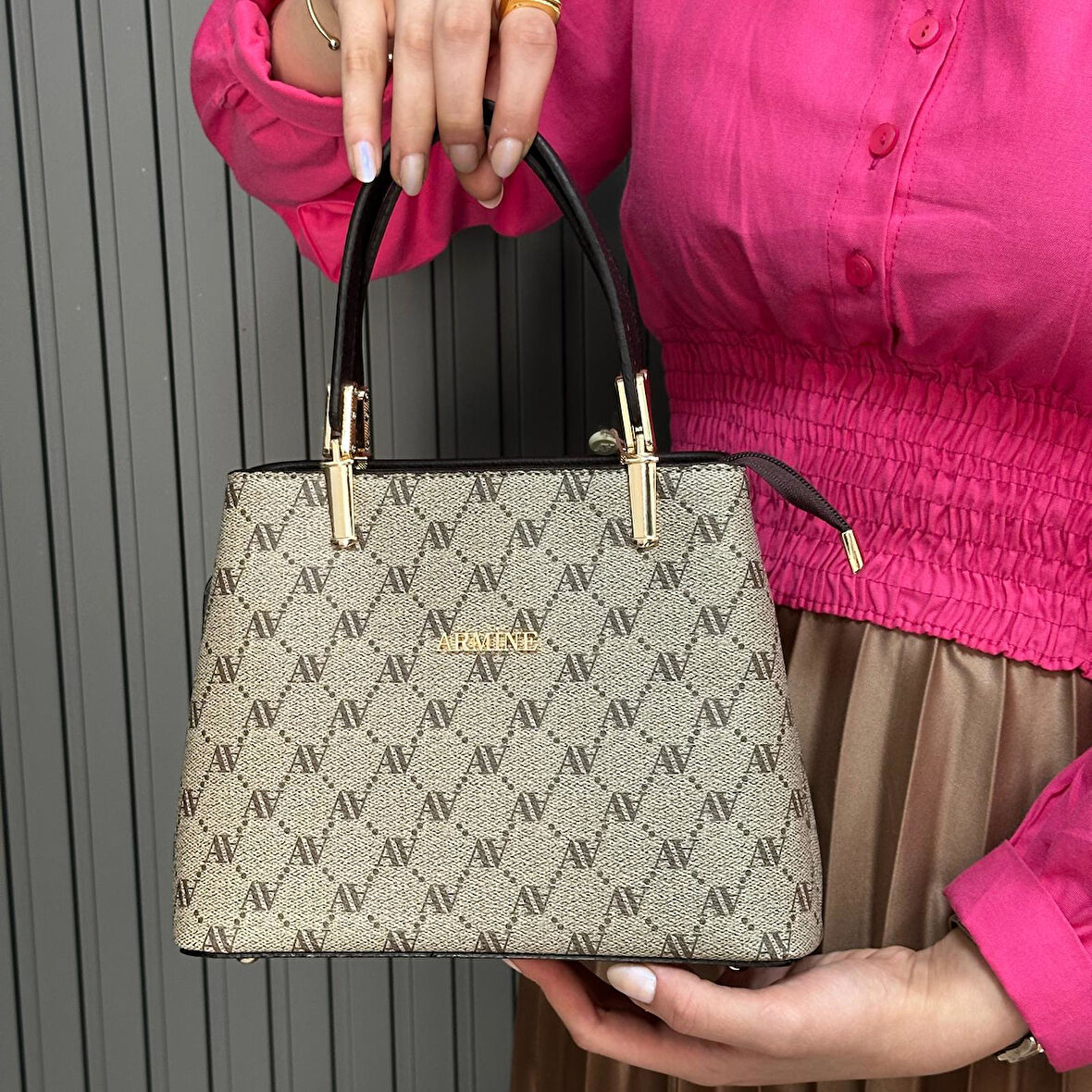 Armine Kadın Çanta Noktalı Vizyon AR35108