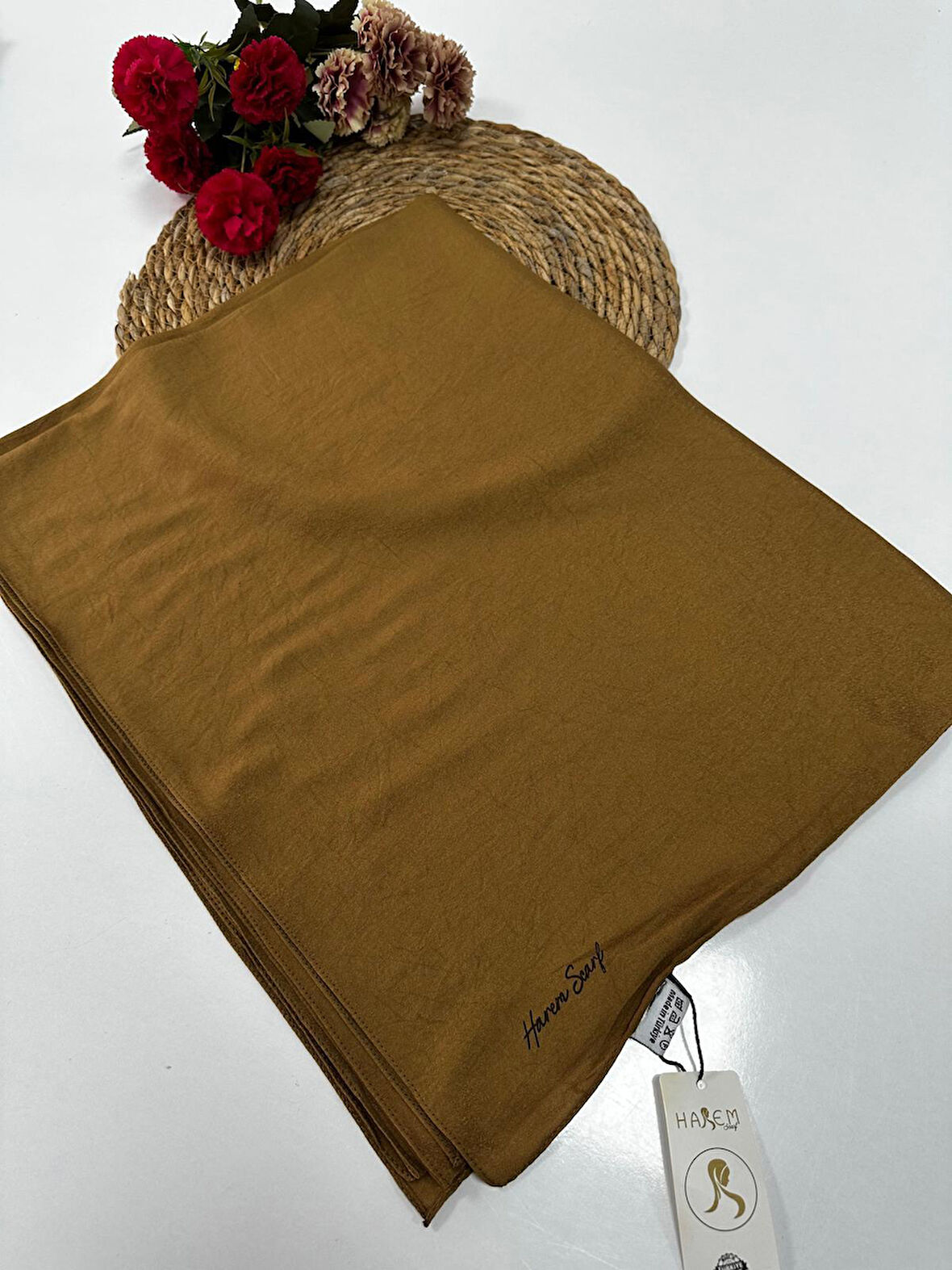 Harem Vual İpeksi Şal Fındık HVH0210