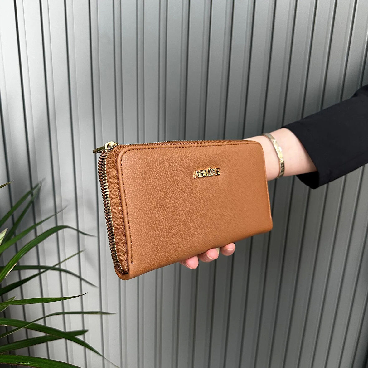 Armine Kadın Çanta Düz Taba ARC0502