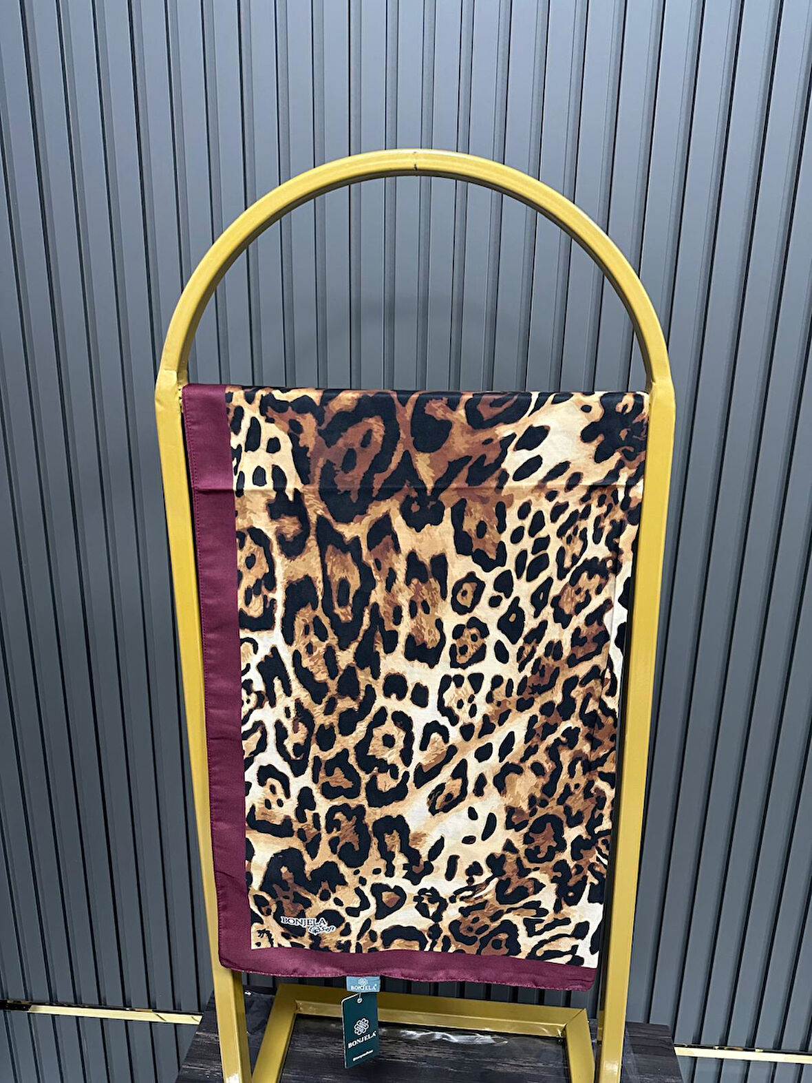 Bonjela Soft Pamuklu Şal Leopar Desen LBS1005