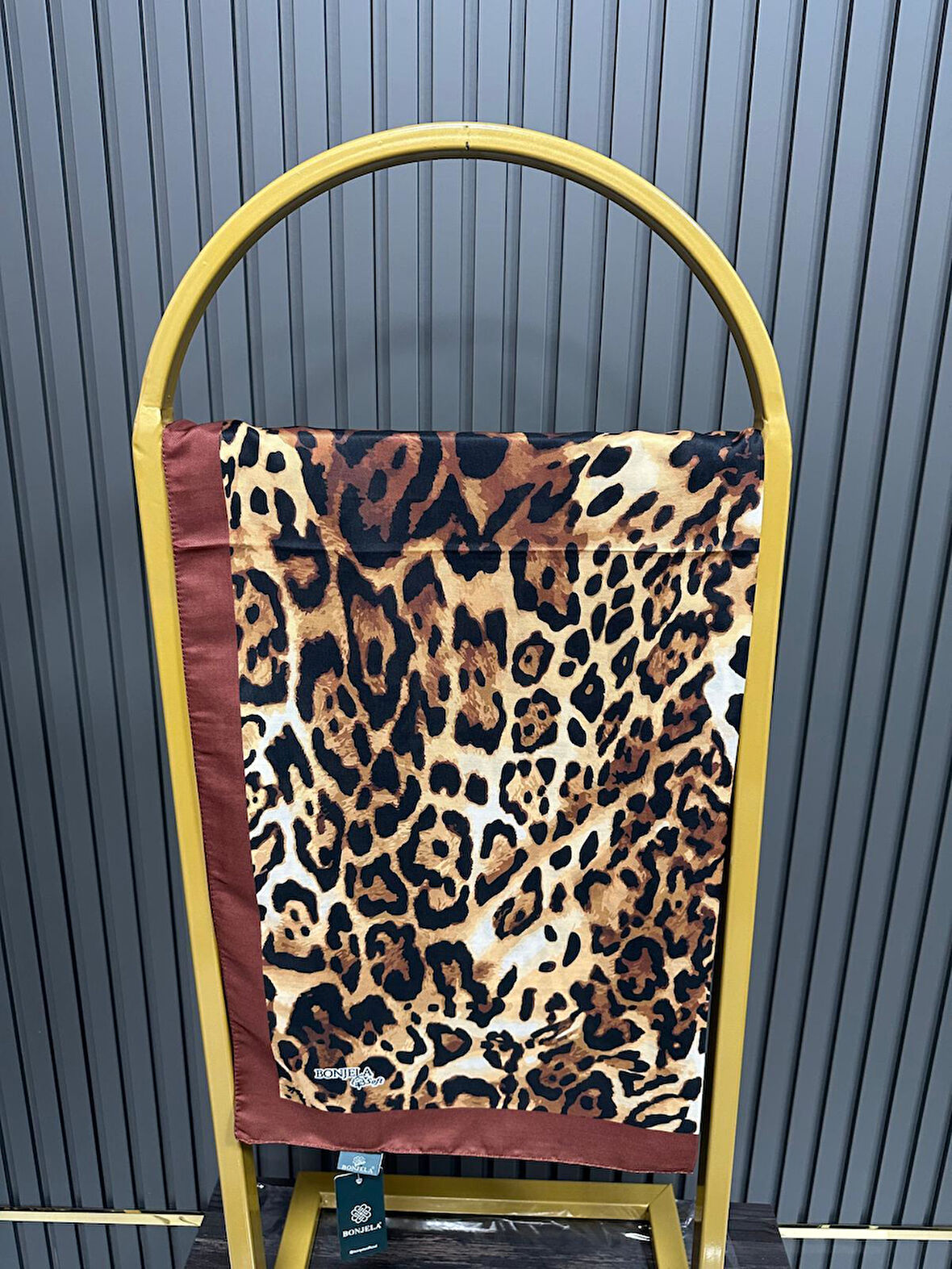 Bonjela Soft Pamuklu Şal Leopar Desen LBS1013