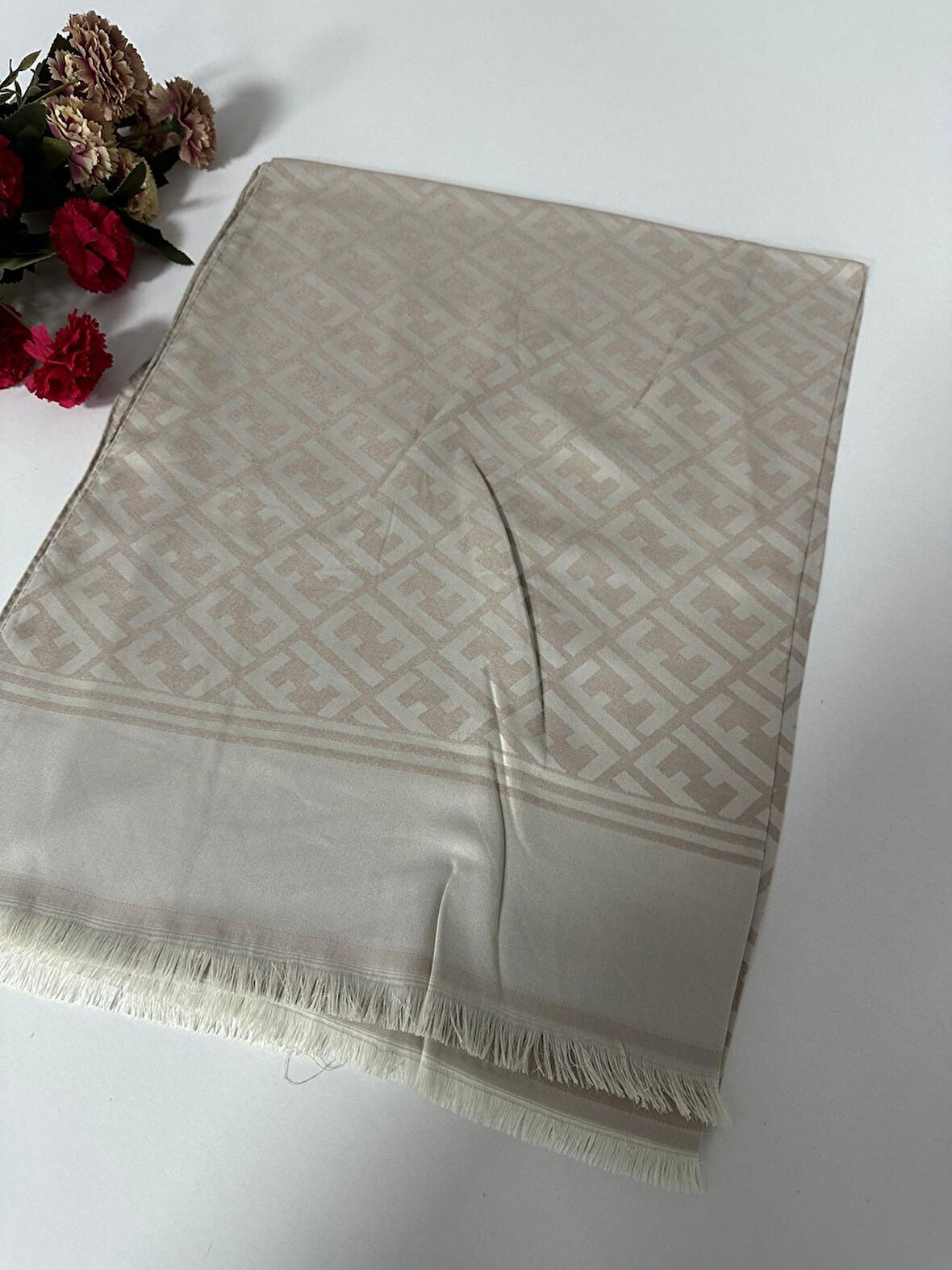 Çift Taraflı Jakar Şal LJC0302