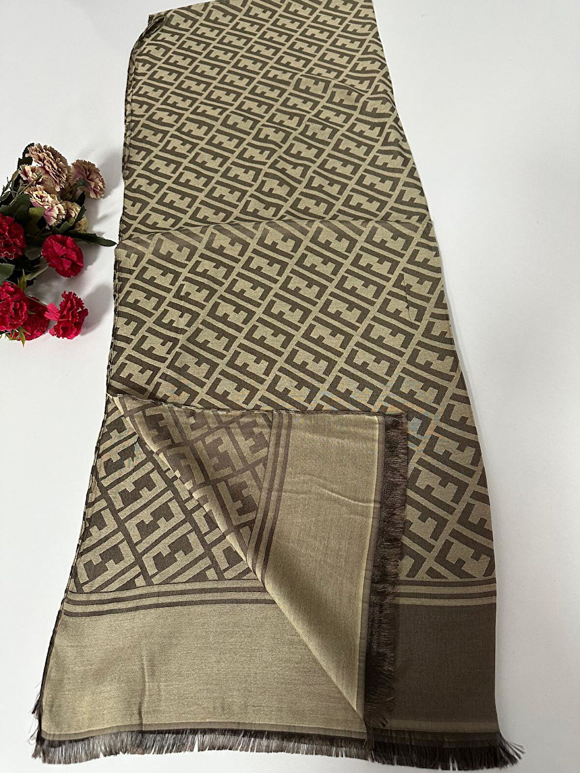 Çift Taraflı Jakar Şal LJC0314