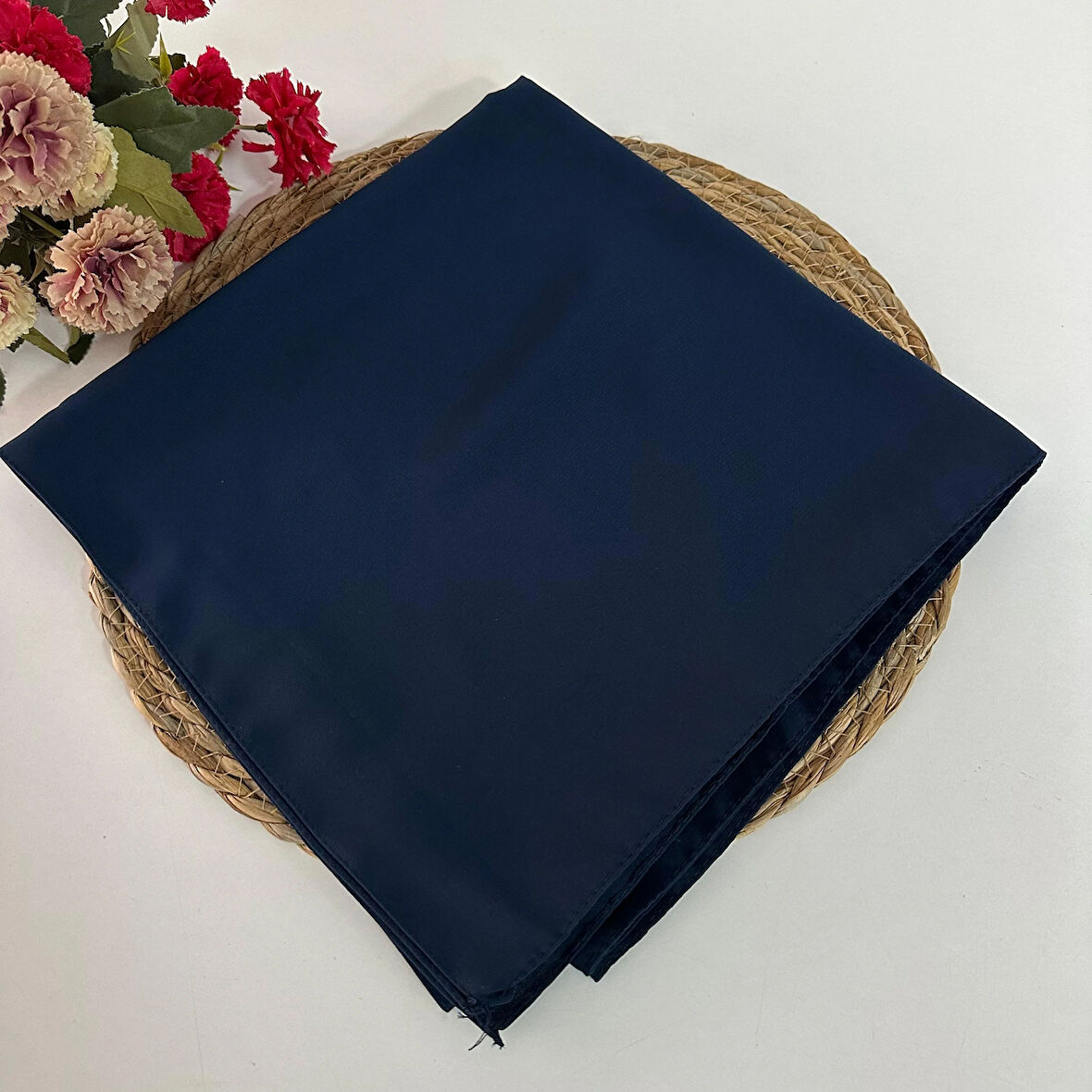 Polo Craft Lacivert Medine İpeği Eşarp MEB0216