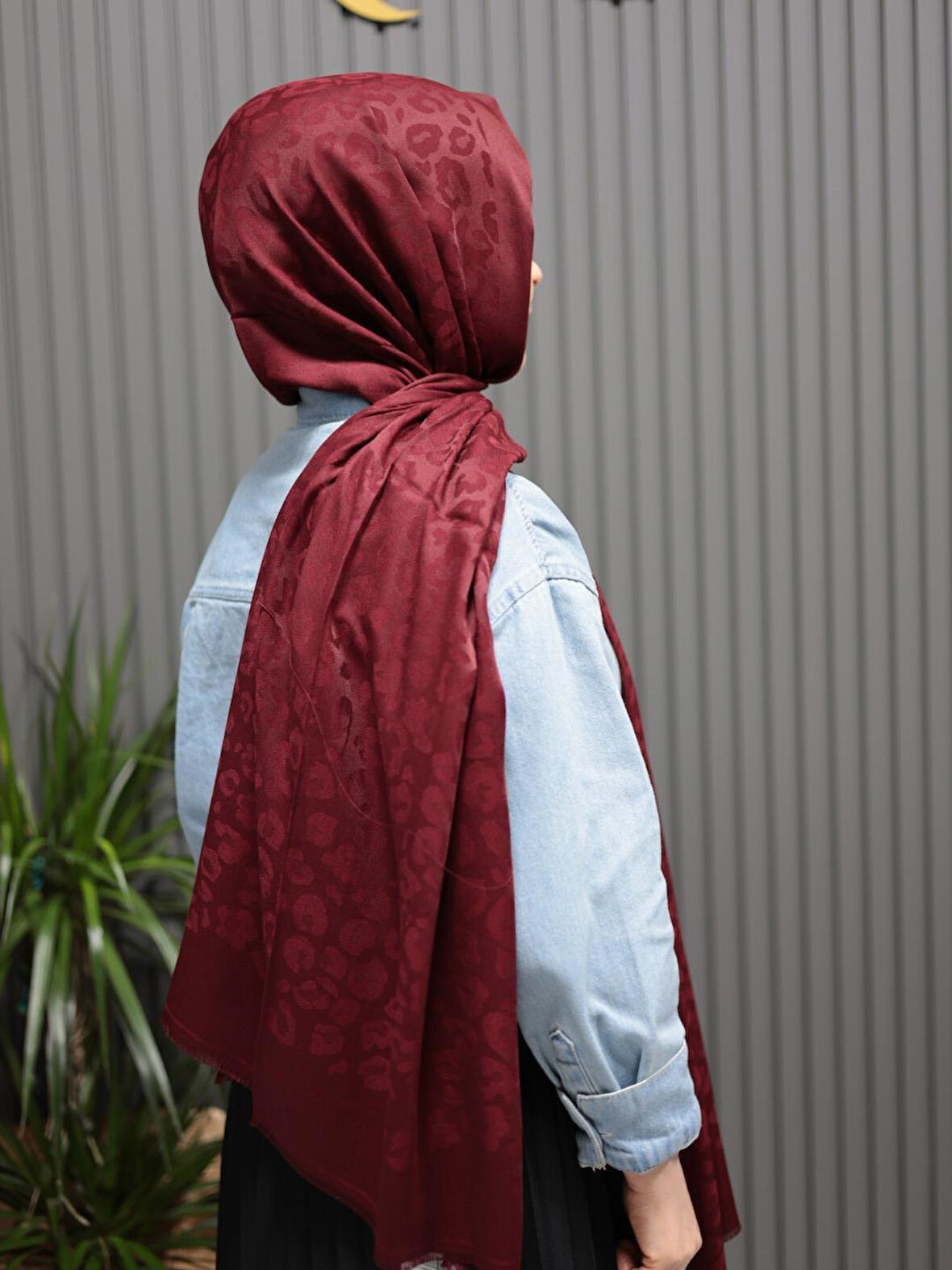 Levidor Cashmere Premium Şal Bordo LRF0302