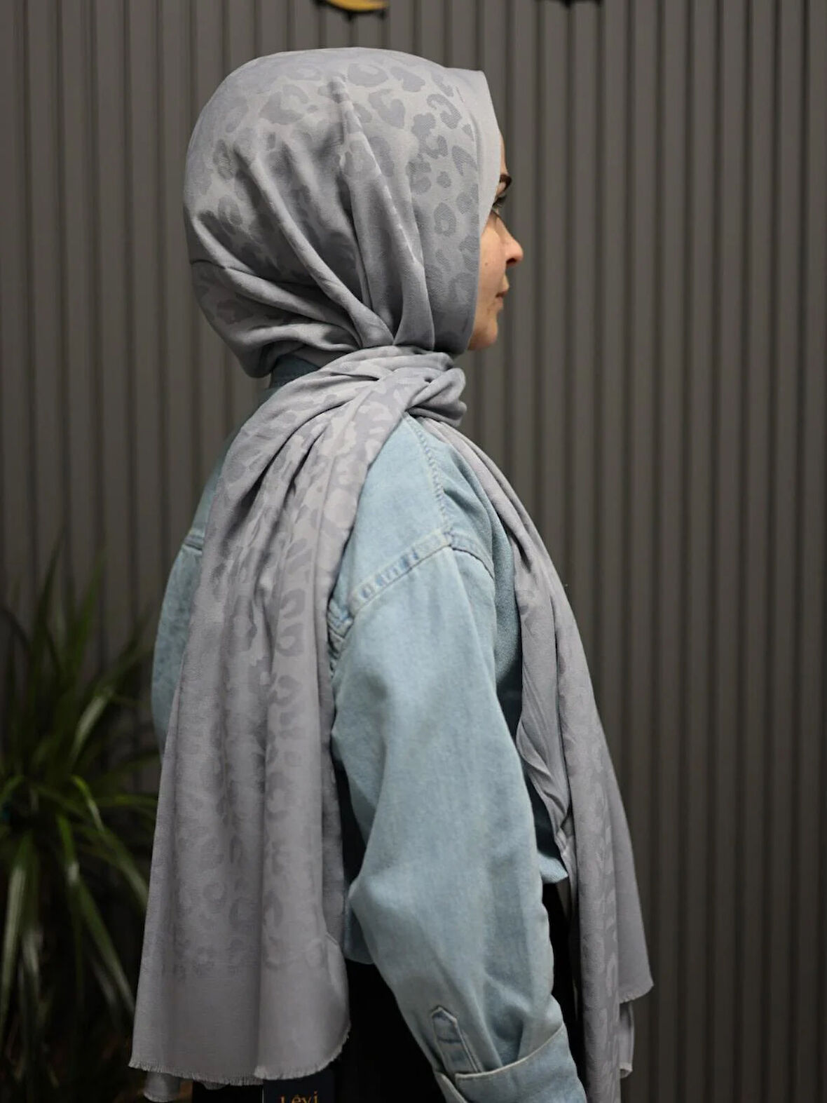 Levidor Cashmere Premium Şal Açık Gri LRF0303