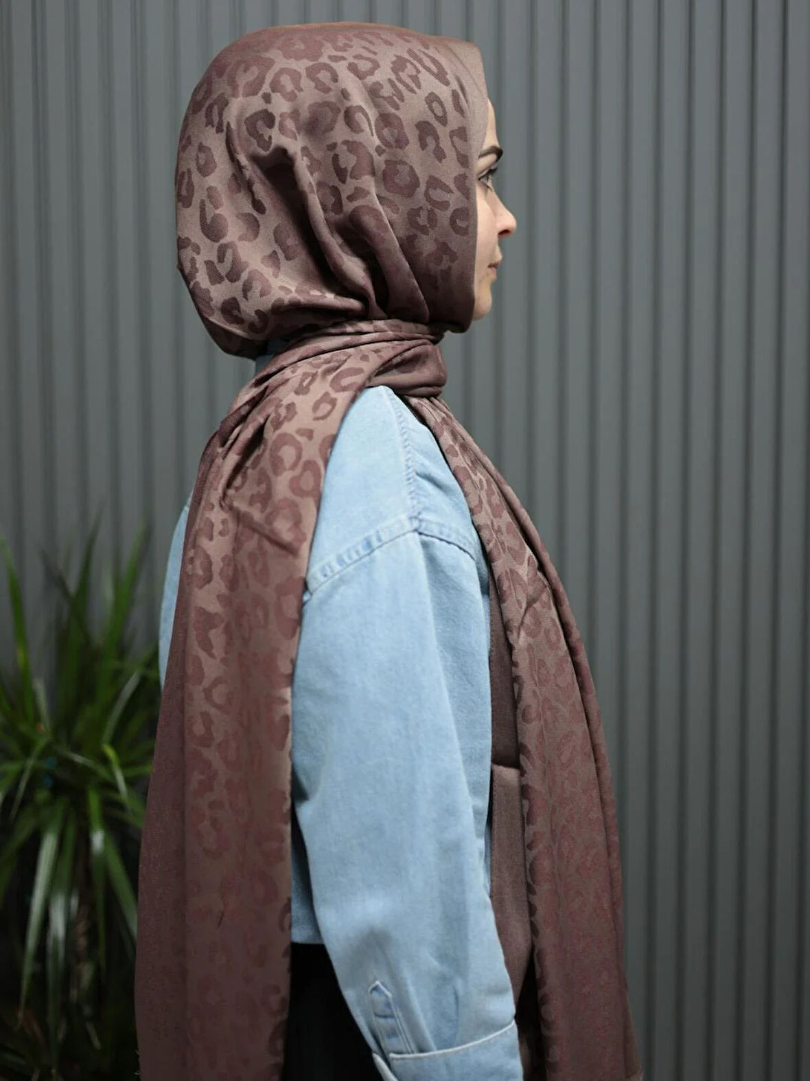 Levidor Cashmere Premium Şal Kahve LRF0304