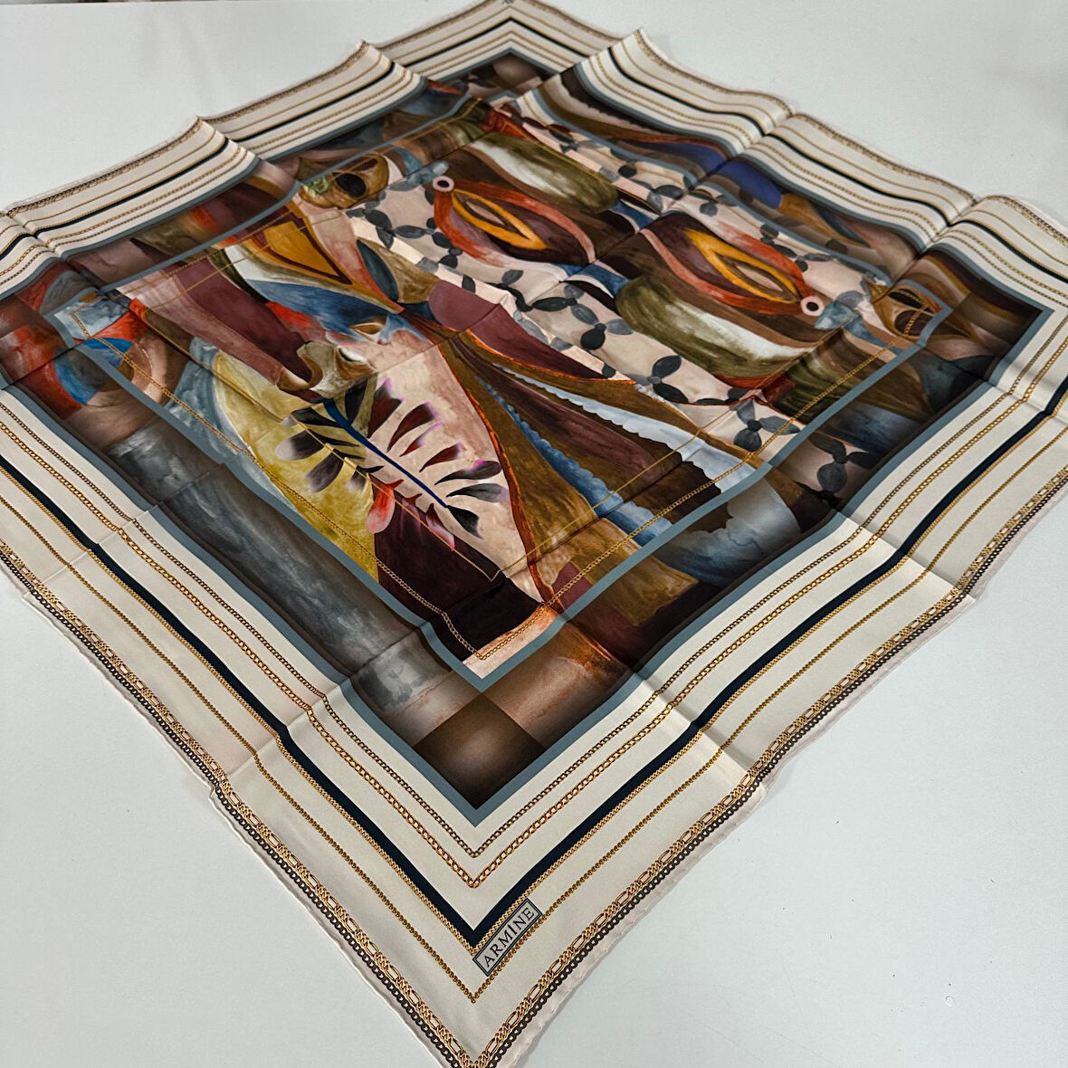 Armine Saf İpek Eşarp Nostalji Serisi Sura İpek PKA7702