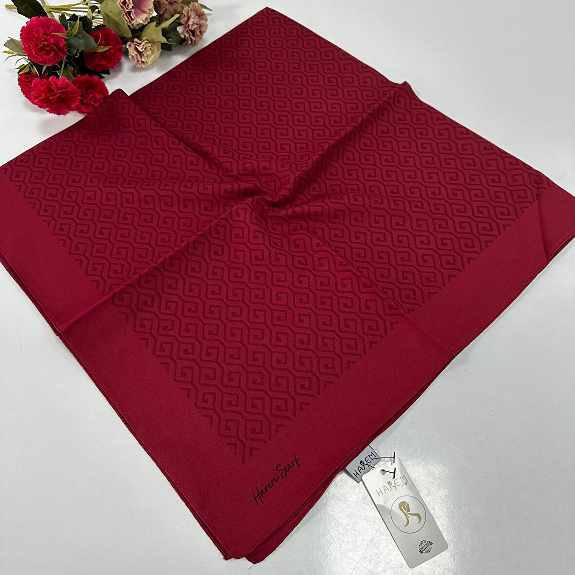 Harem Stella Eşarp Bordo VHC0303