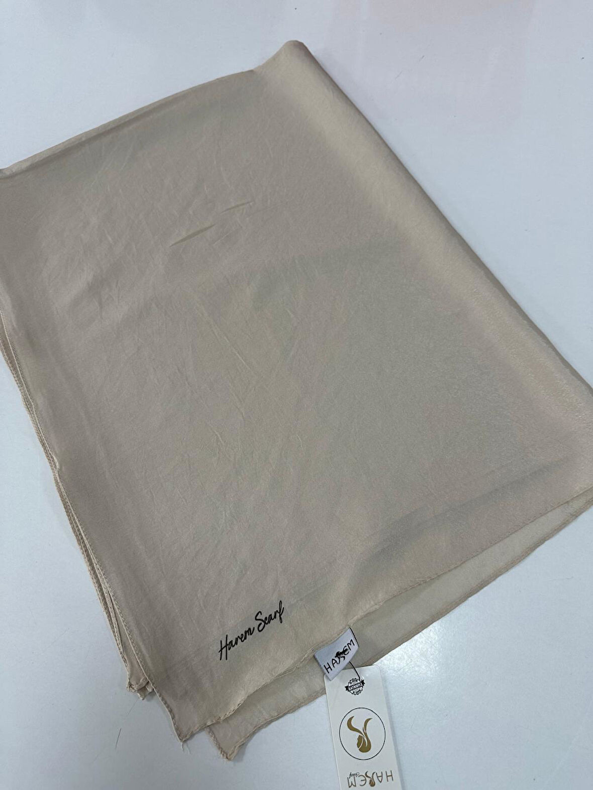 Harem Vual İpeksi Şal Kum Beji HVH0254