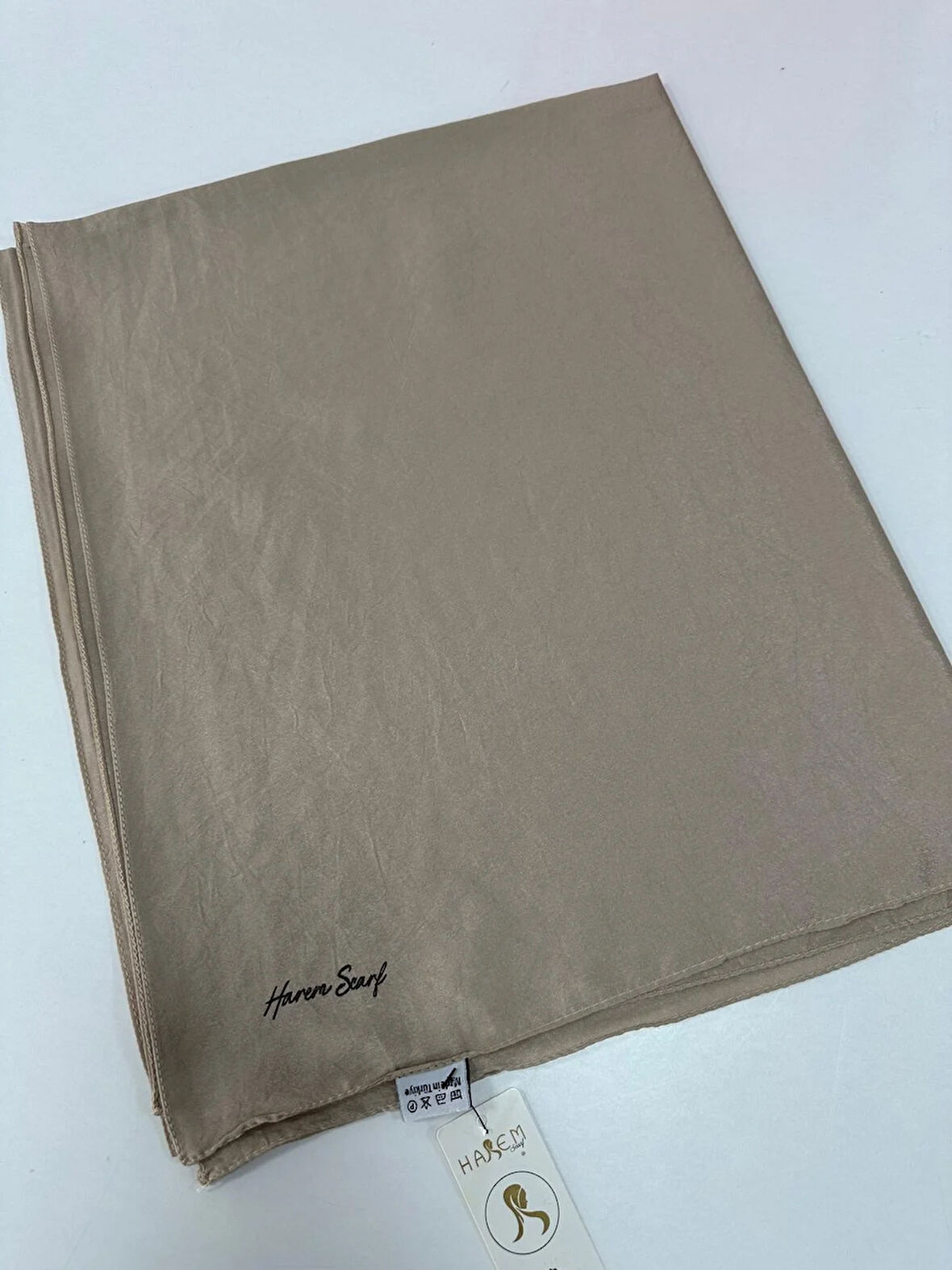 Harem Vual İpeksi Şal Latte HVH0258