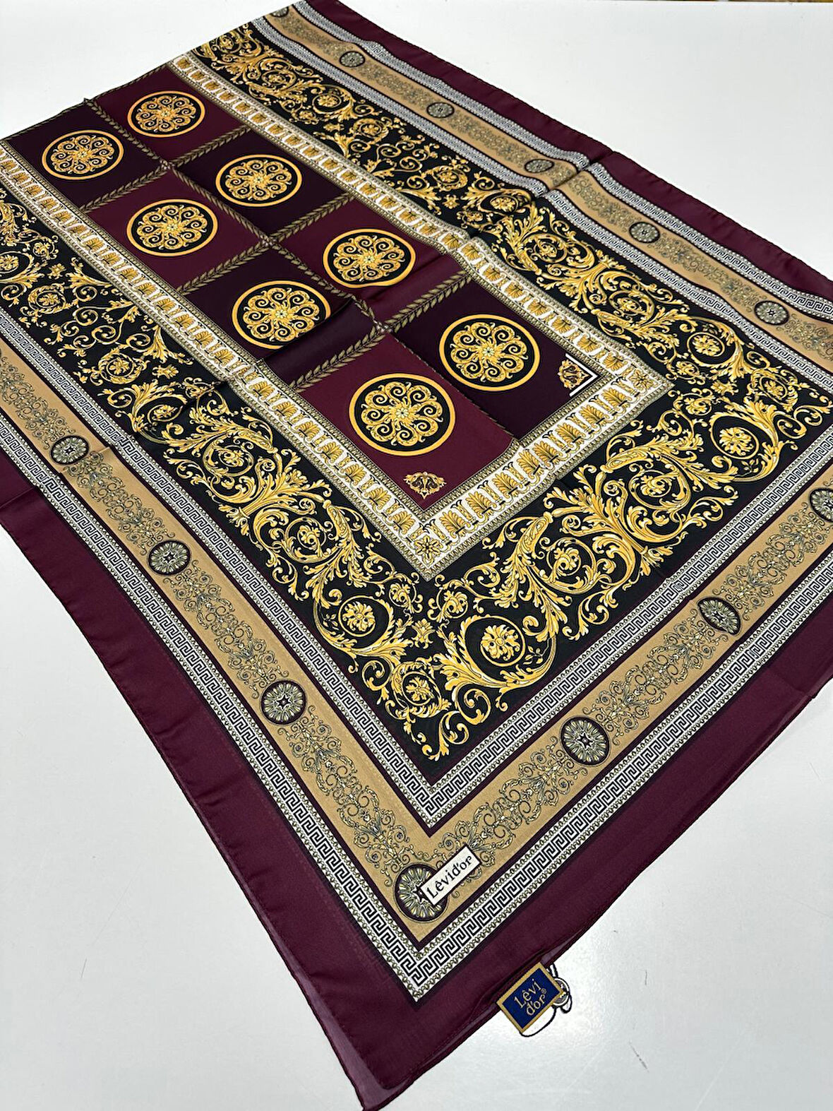 Levidor Hint İpeği Premium Şal LWH0205
