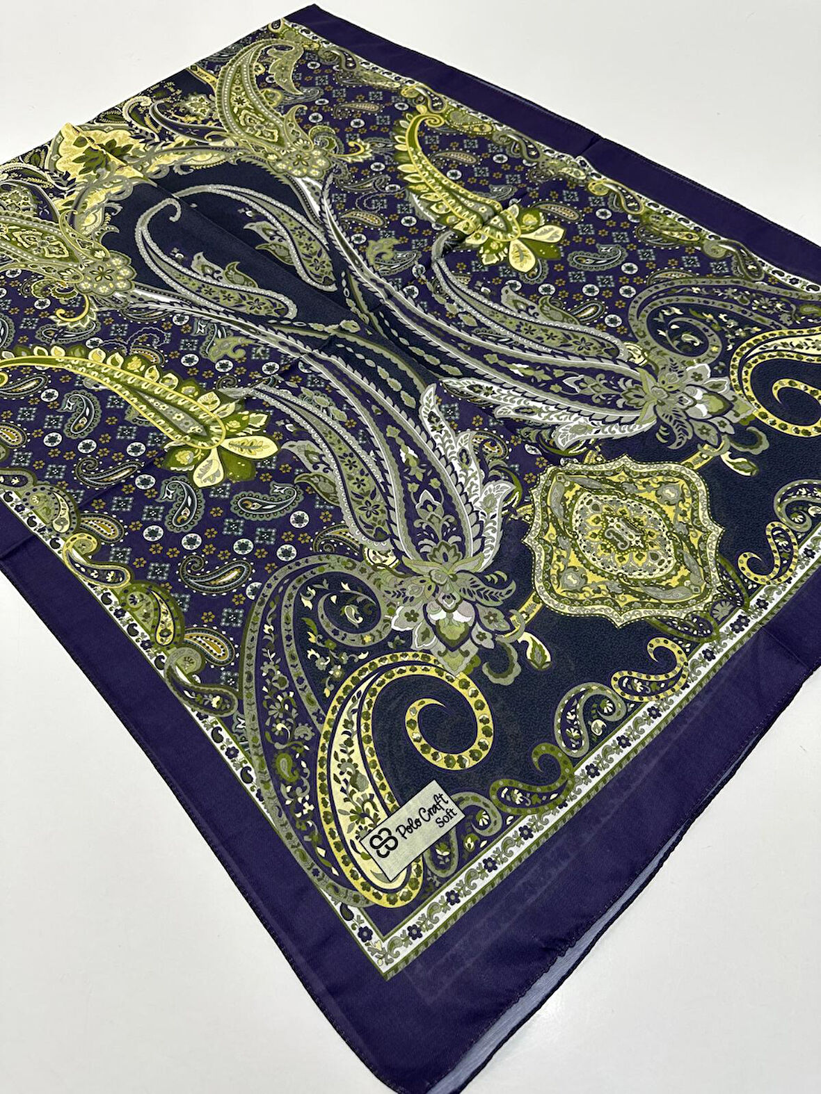 Polo Craft Soft Pamuklu Şal Etro Desen FZY0512