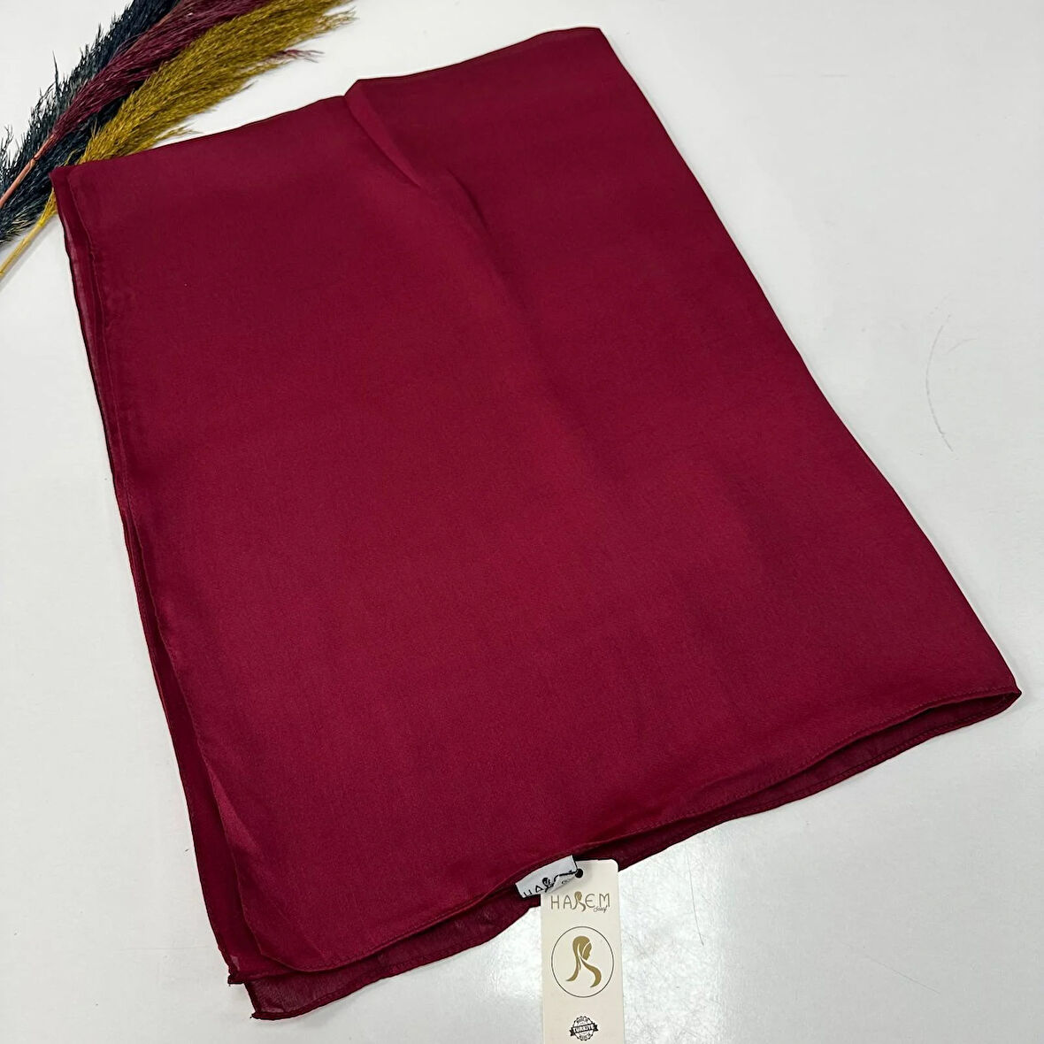 Harem Comosaten Abiye Şal Vişne JSH0107