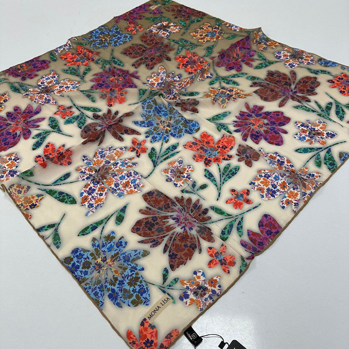 Mona Lisa Soft Pamuklu Eşarp LDFR4608
