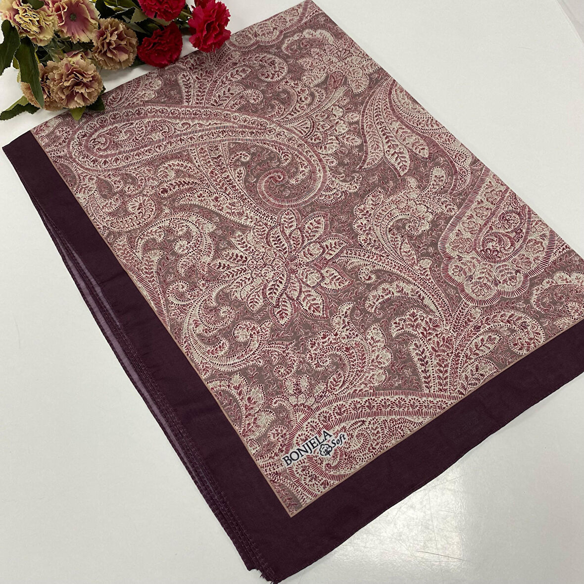 Bonjela Soft Pamuklu Şal Etro Desen LBS2008
