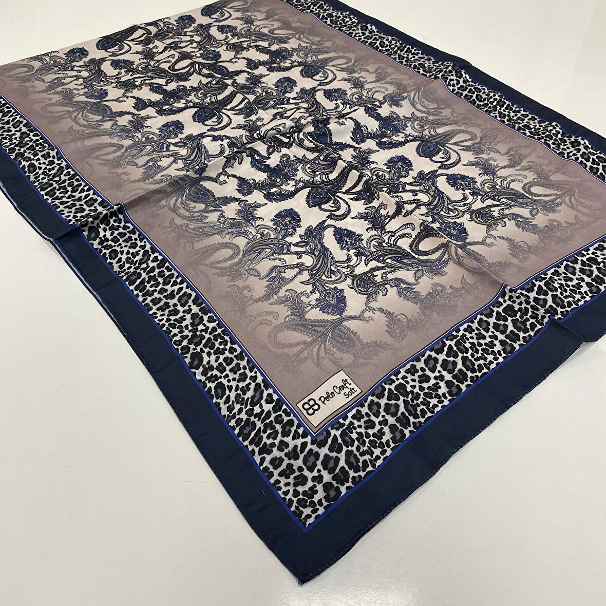 Polo Craft Soft Pamuklu Şal Etro Desen FZY0610