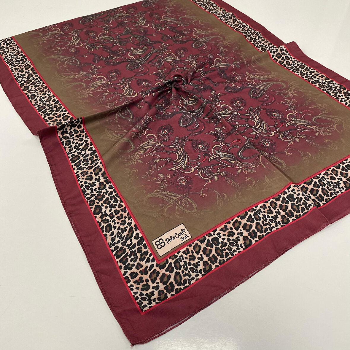 Polo Craft Soft Pamuklu Şal Etro Desen FZY0615