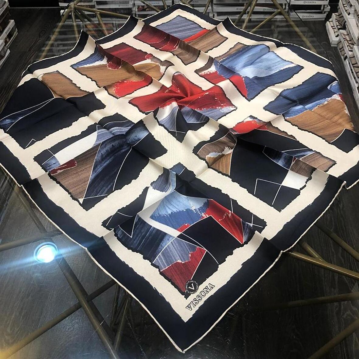 Vissona Twill İpek Eşarp IPK0204