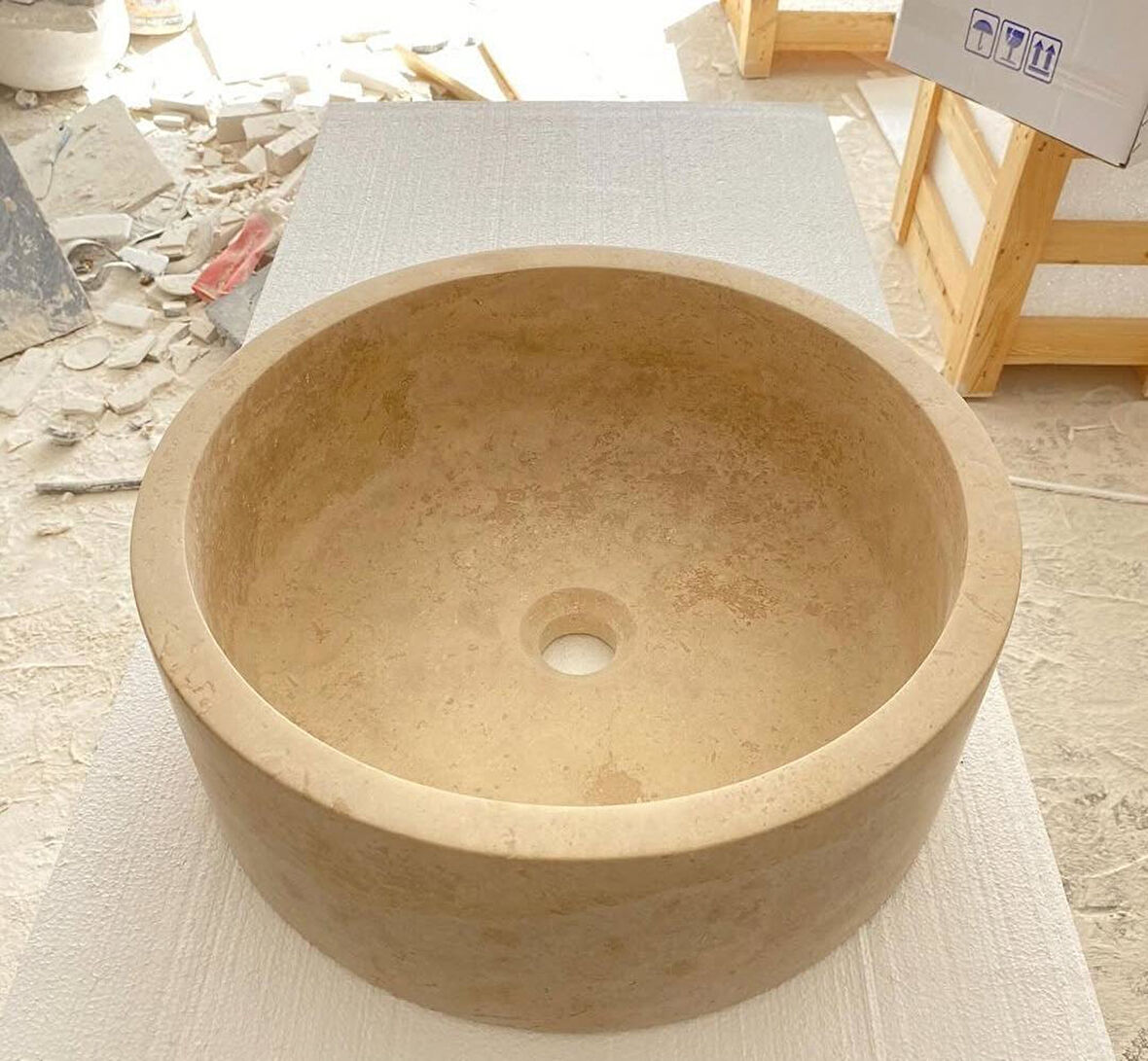 Traverten Lavabo - Mermer Lavabo