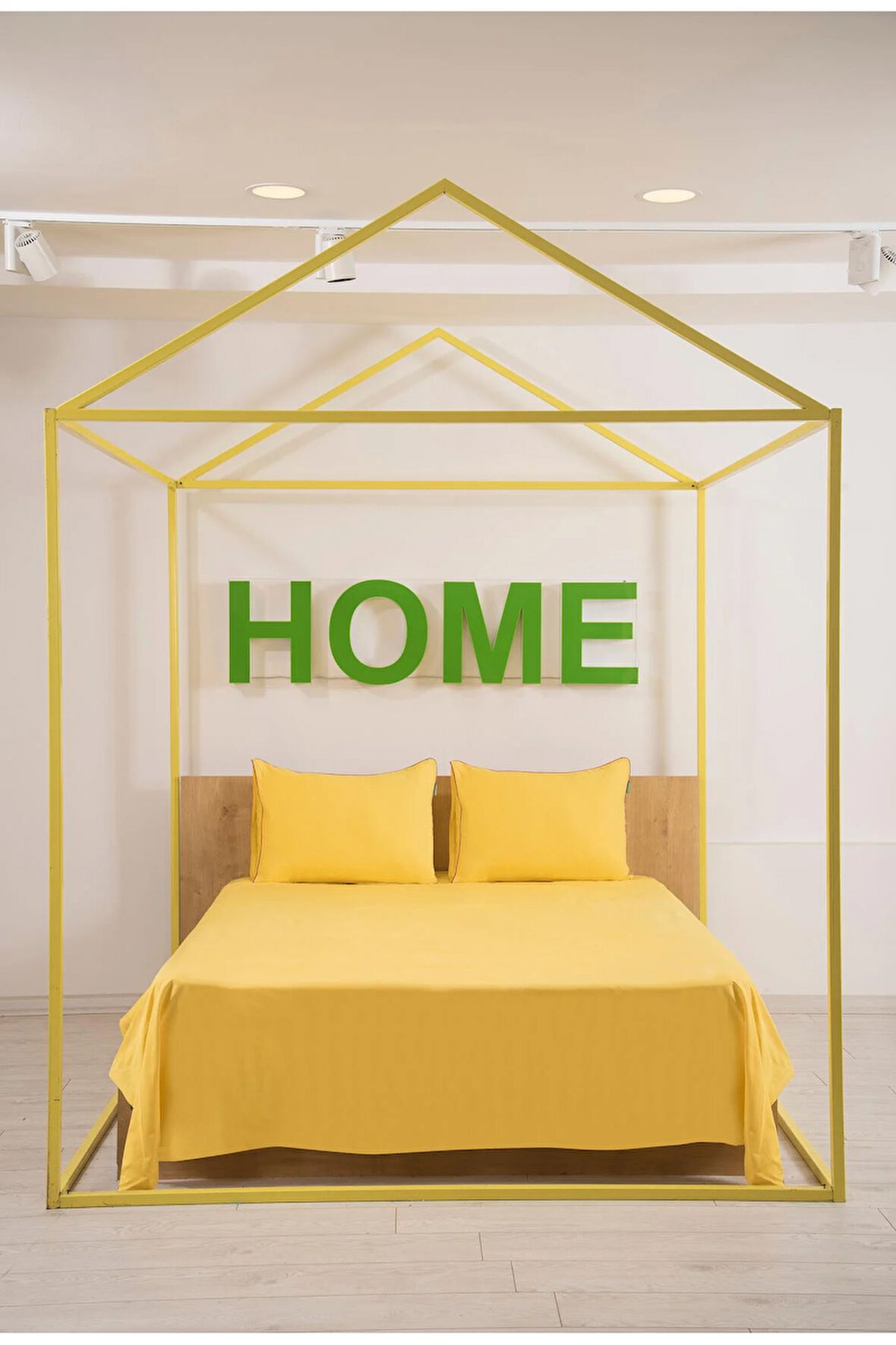 Benetton Sarı Tek Kişilik Nevresim Takımı