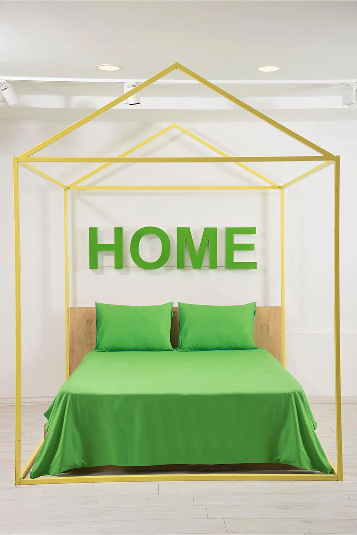 Benetton Yeşil Tek Kişilik Nevresim Takımı