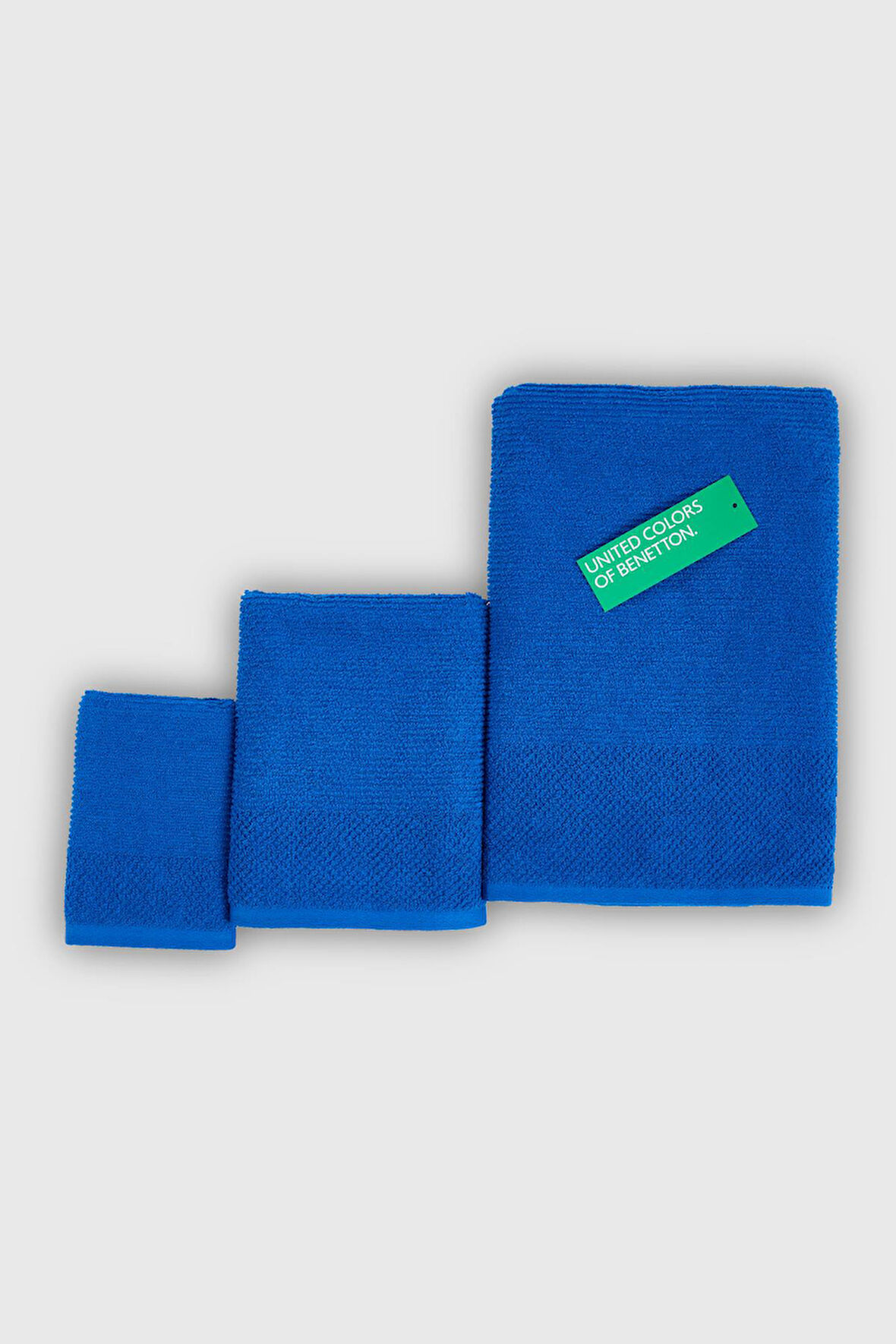 BE-0829ST- BL Benetton Havlu Set (Bath&Hand&Guest)