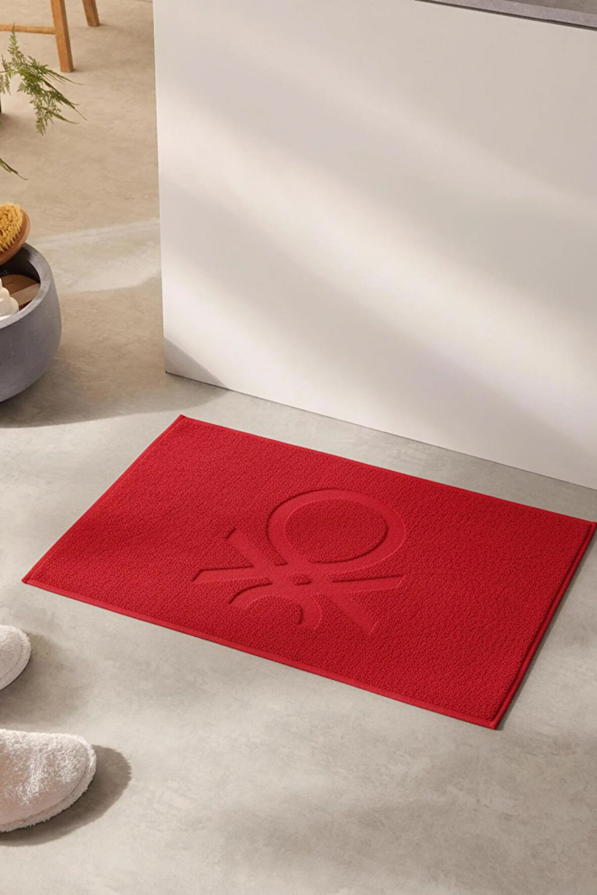 BE-0785-RD Benetton Banyo Paspas Havlu