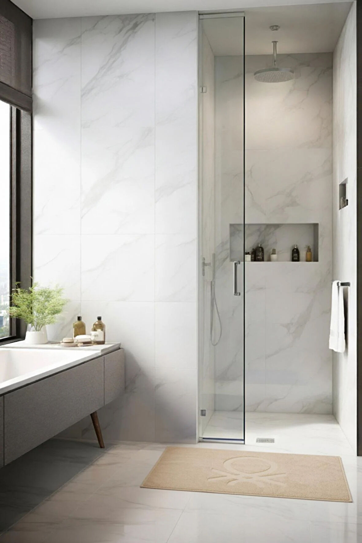 BE-0183 BG Benetton Banyo Paspas Havlu