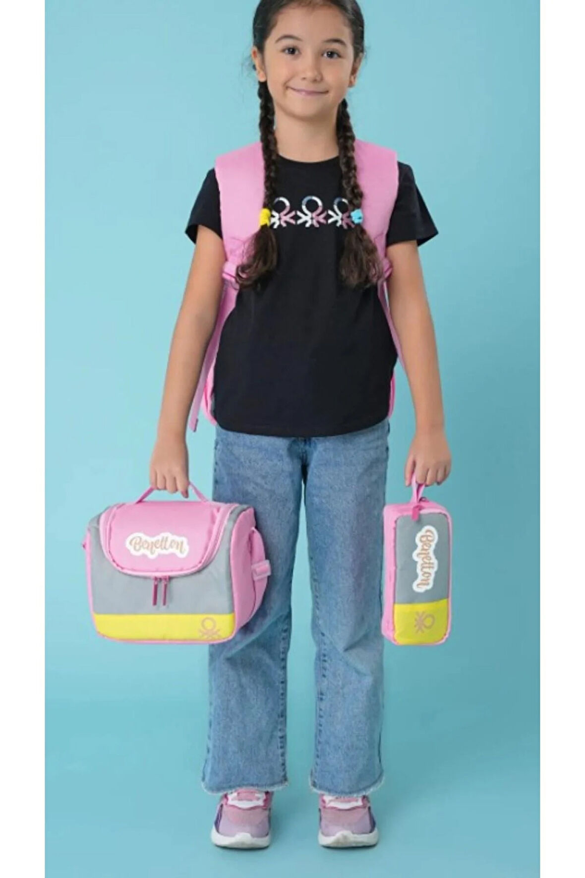 United Colors Of Benetton. Kız Çocuk 3'lü Çanta Seti