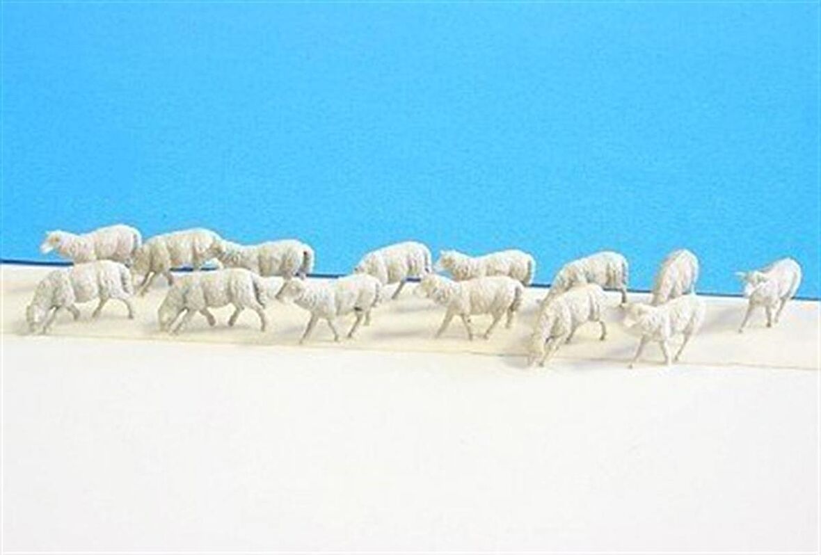 Preiser 14411 1/87 Ölçek koyunlar - 60 adet Figürleri