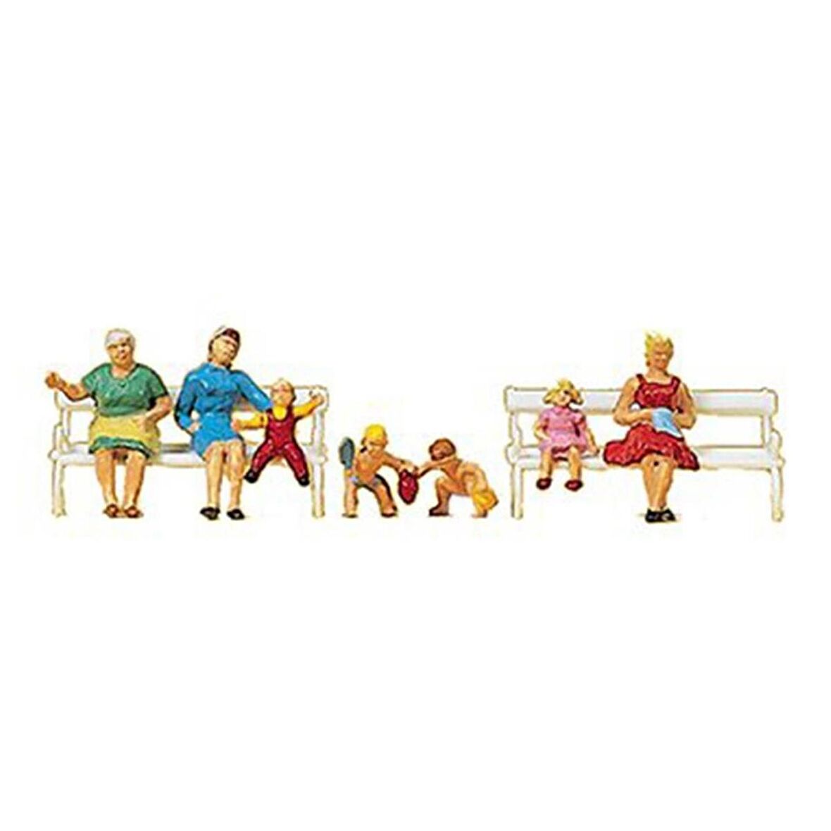 Preiser 10051 1/87 Ölçek anneler ve çocuklar Figürleri