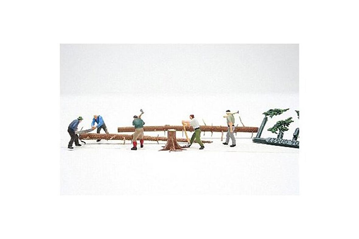 Preiser 10495 1/87 Ölçek ağaç kesen oduncular Figürleri