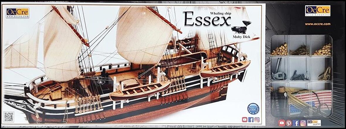 Occre 12006 1/60 Ölçek, Essex Yelkenli Tekne Ahşap Model Kiti