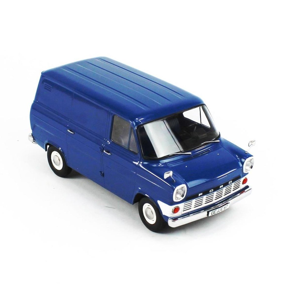 Modèle Ford Transit MK1 1970 Germany Feuerwehr - KKScale 1/18 - Véhicule De Pompier Rouge - Neuf