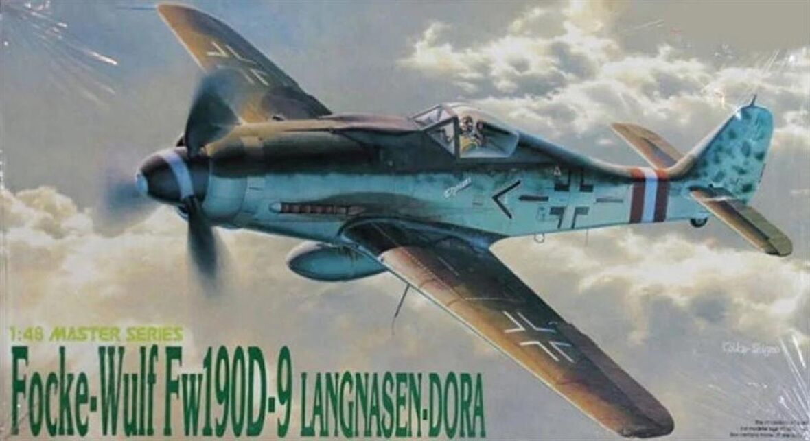 Dragon 5503 1/48 Ölçek Focke-Wulf Fw190D-9 (Langnasen-Dora) Savaş Uçağı Plastik Model Kiti