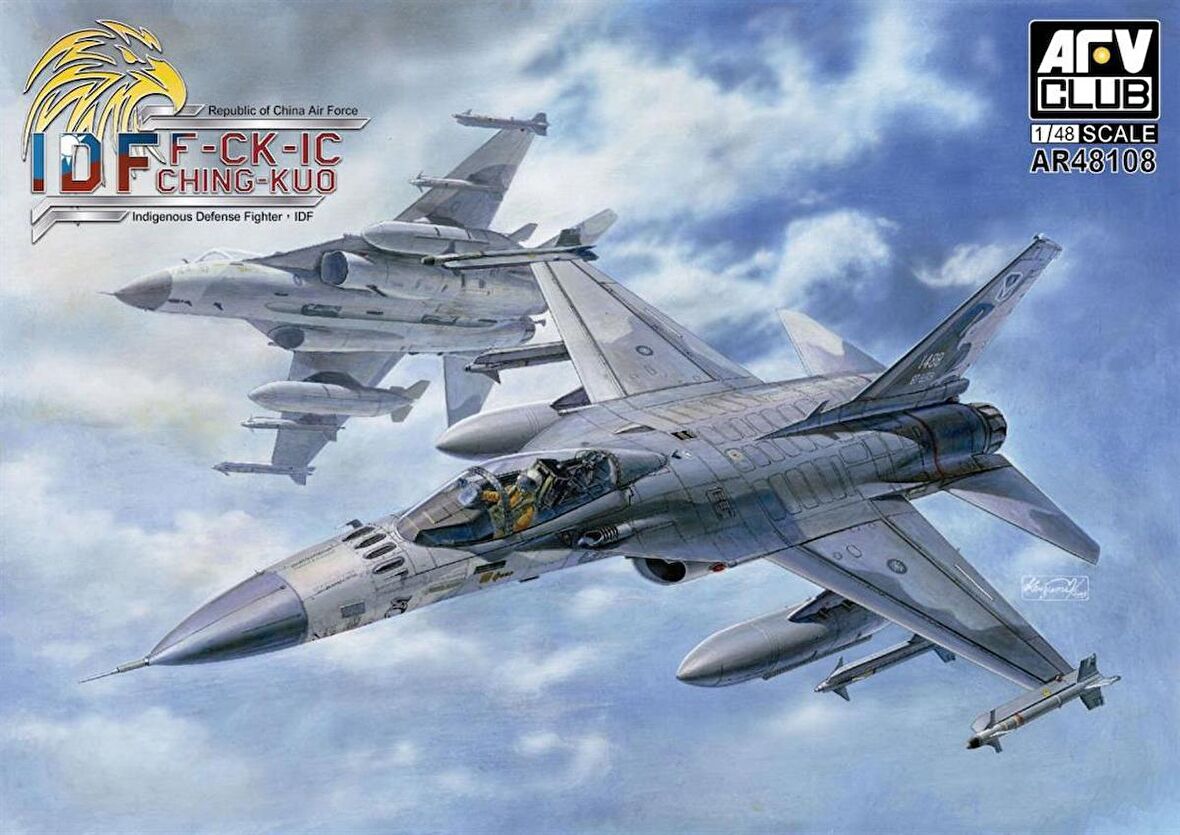 AFV Club AR48108 1/48 IDF F-CK-1C Ching-Kuo Savaş Uçağı Demonte Plastik Maketi