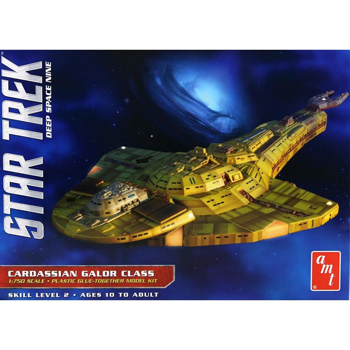 AMT 1028 1/750 Star Trek Deep Space Nine Cardassian Galor-Class Uzay Aracı Demonte Plastik Maketi