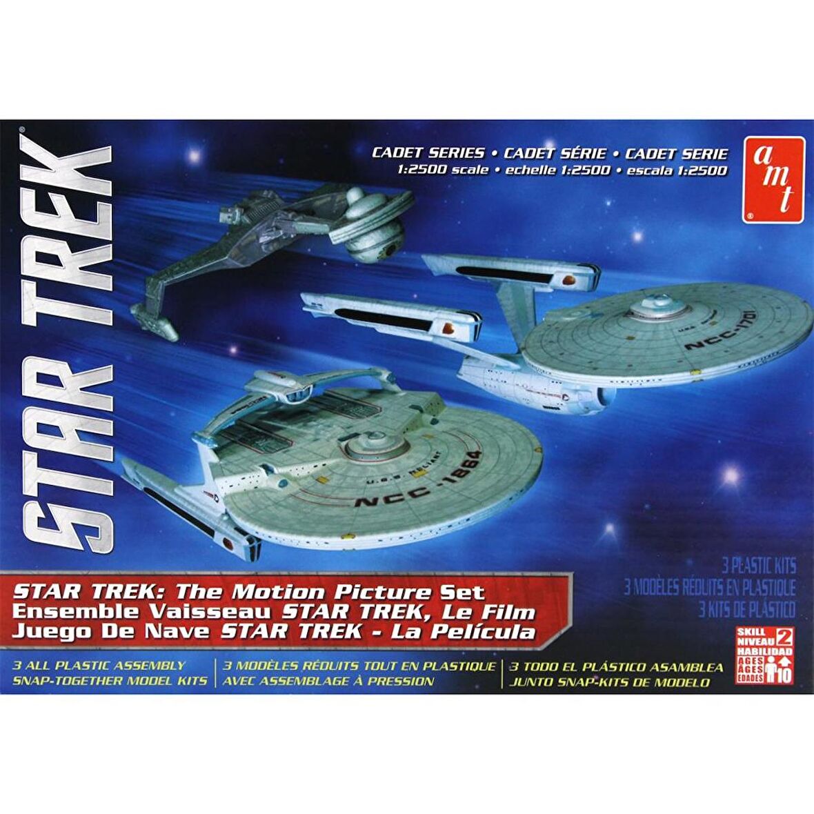 AMT 762L 1/2500 Star Trek Cadet Series The Motion Pict Uzay Aracı Demonte Plastik Maketi