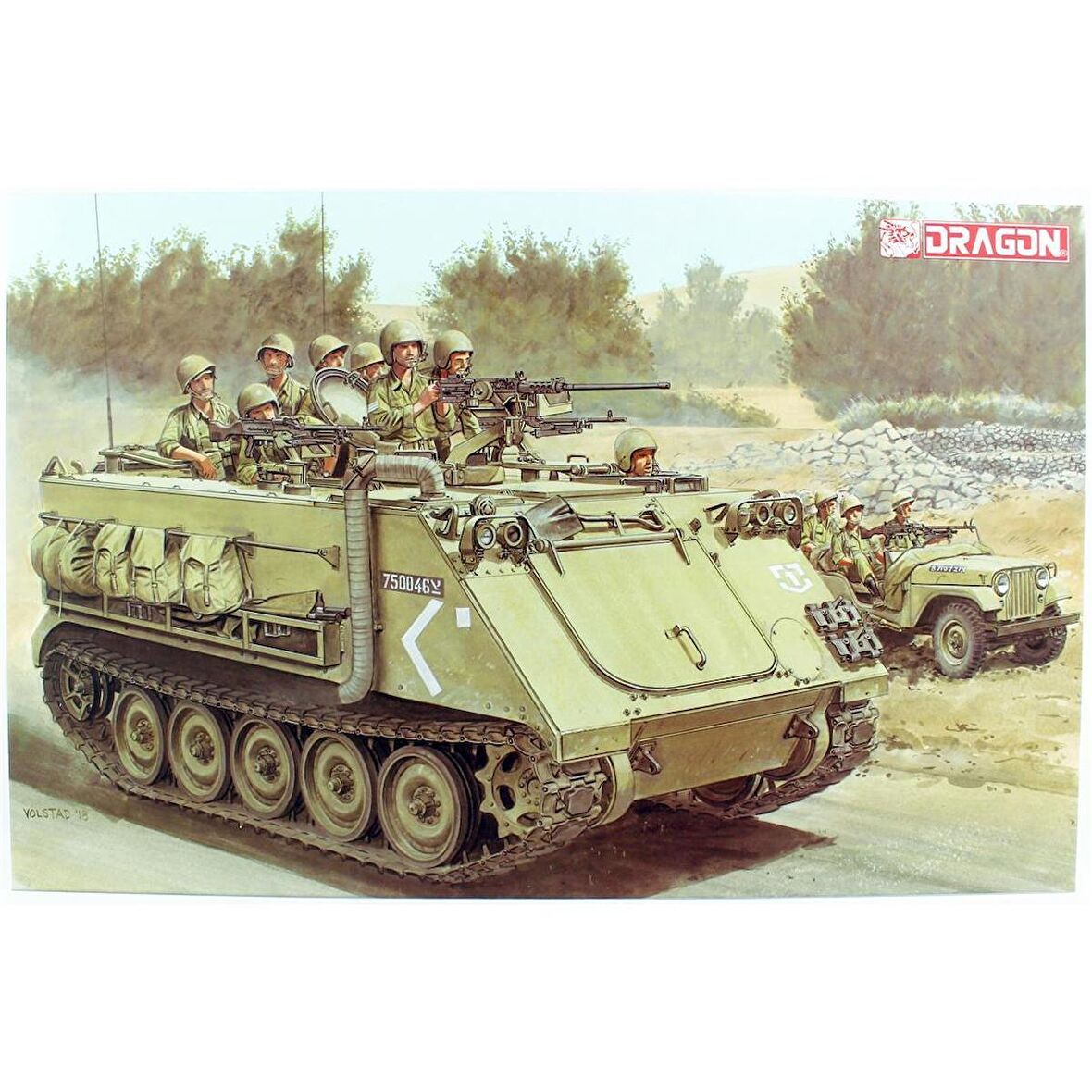 Dragon 3608 1/35 Ölçek IDF M113 APC (Yom Kıppur War 1973), Personel Taşıyıcı Plastik Model Kiti