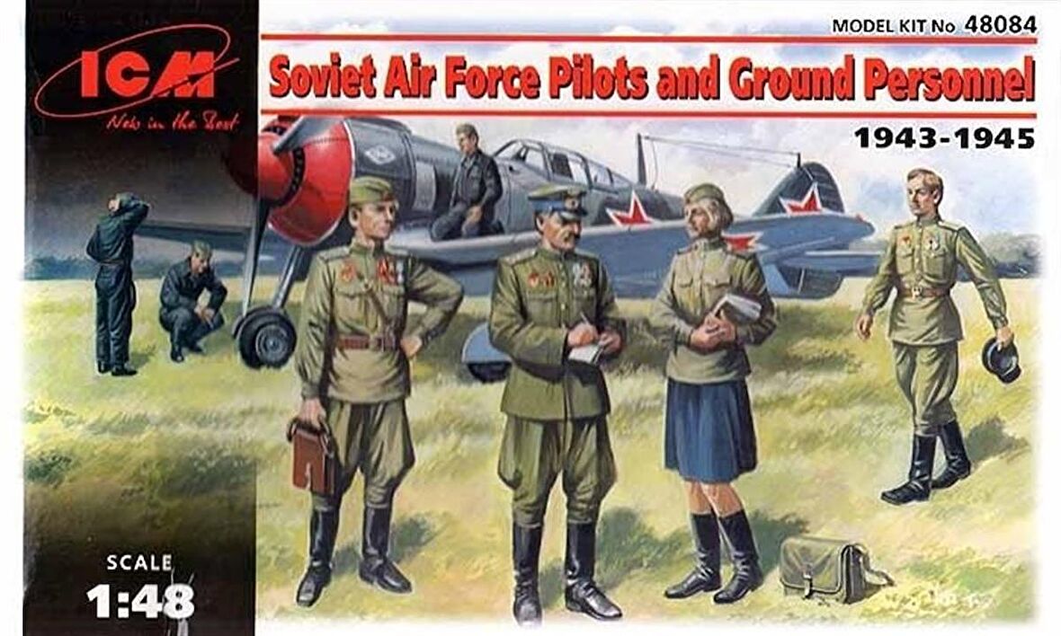 48084 1/48 Soviet Air Force Pilots and Ground Pers