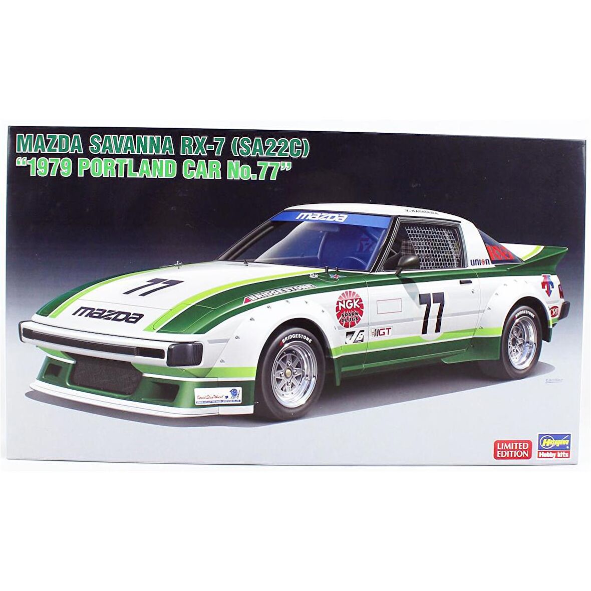 Hasegawa 20661 1/24 Ölçek, Mazda Savanna RX-7 (SA22C) (1979 Portland Car No.77), Yarış Aracı Plastik Model Kiti