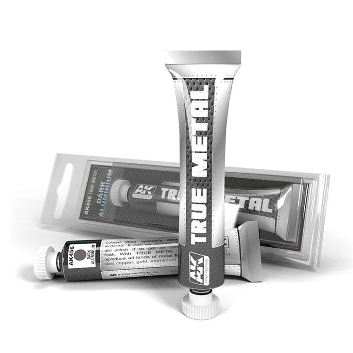 AK Interactive 456 20 ml. Dark Aliminium, True Metal Serisi Model Boyası
