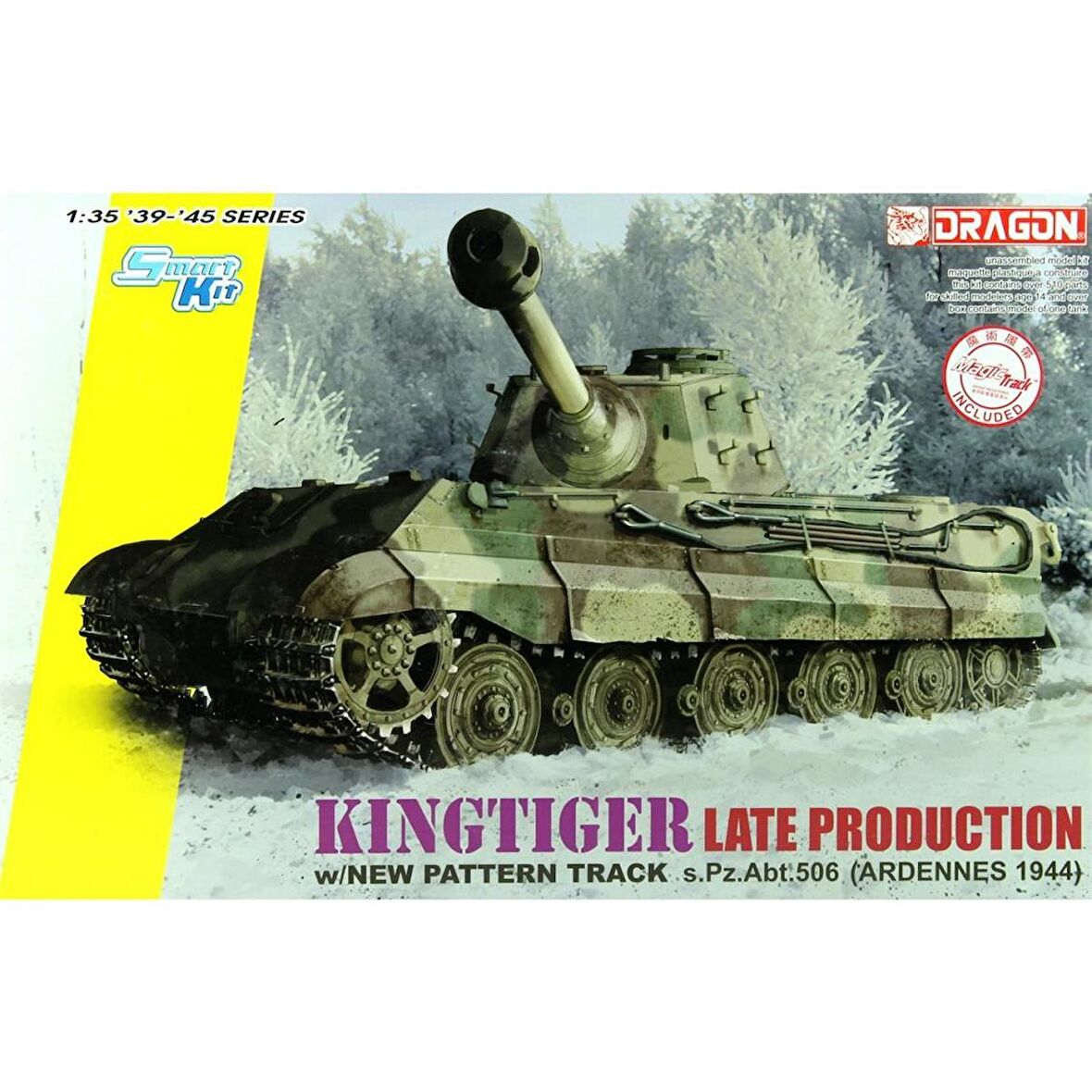 Dragon 6900 1/35 Ölçek King Tiger s.Pz.Abt.506 (Ardennes 1944) Tankı Plastik Model Kiti