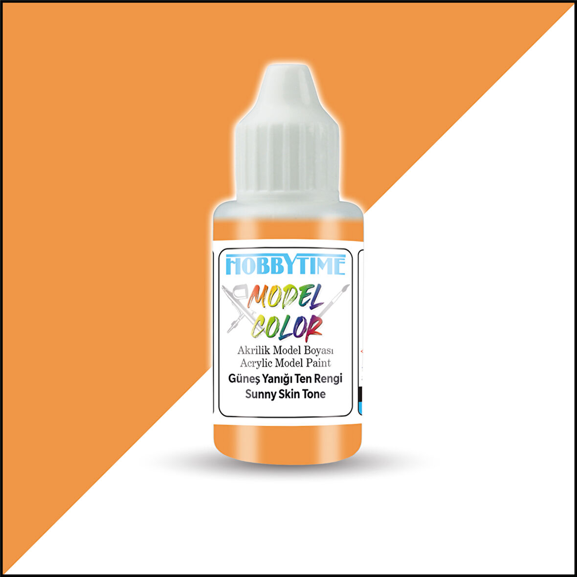 Hobbytime 354 18 ml. Güneş Yanığı Ten Rengi (Sunny Skin Tone), Akrilik Model Boyası