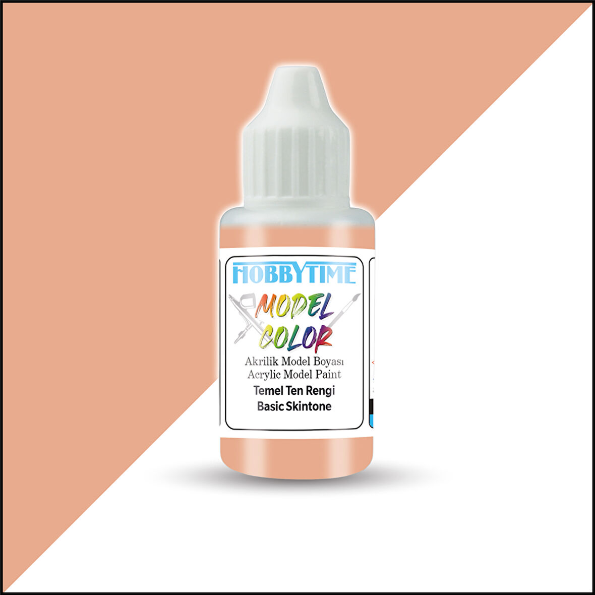 Hobbytime 355 18 ml. Temel Ten Rengi (Basic Skintone), Akrilik Model Boyası