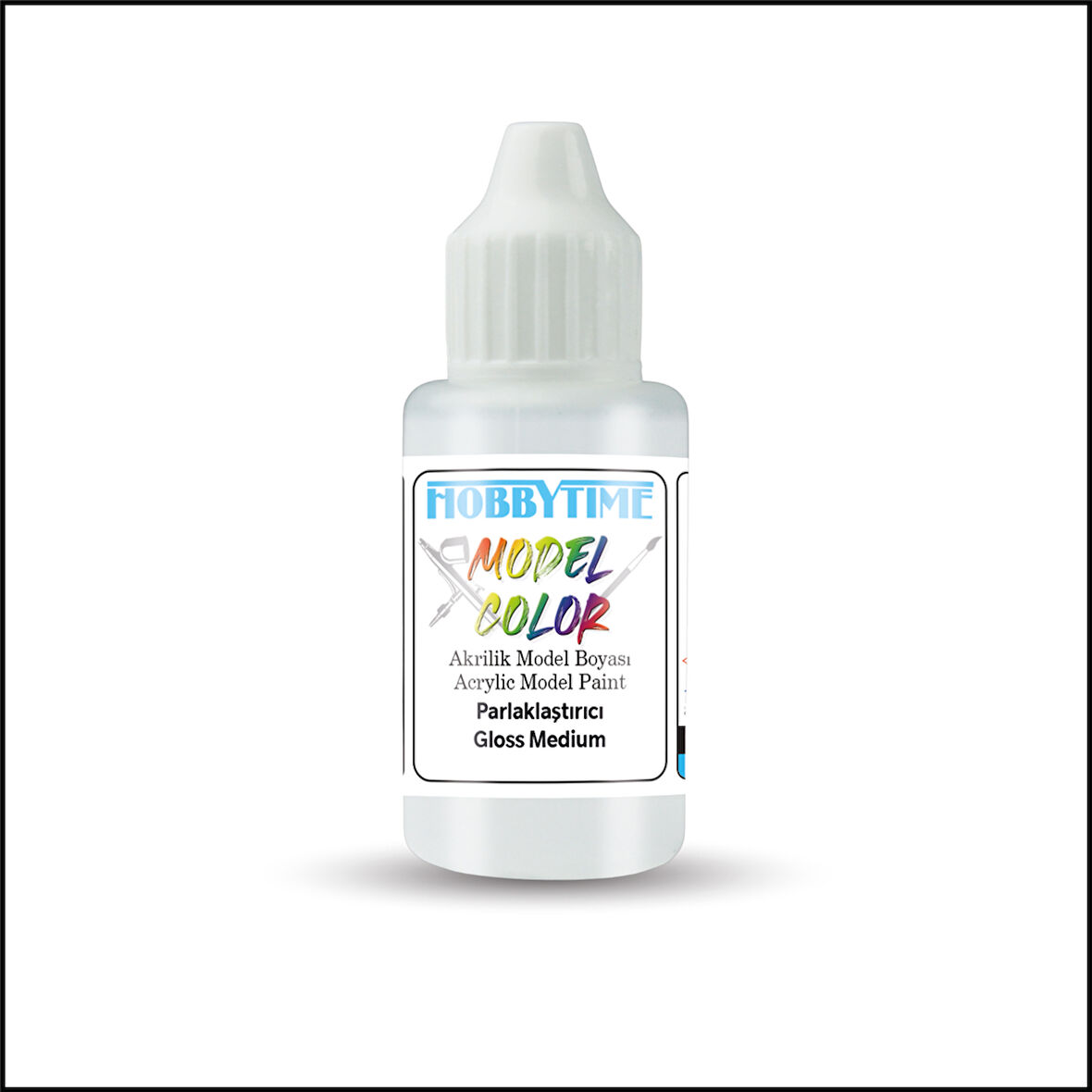 Hobbytime 524 18 ml. Parlaklaştırıcı (Gloss Medium), Akrilik Model Boyası