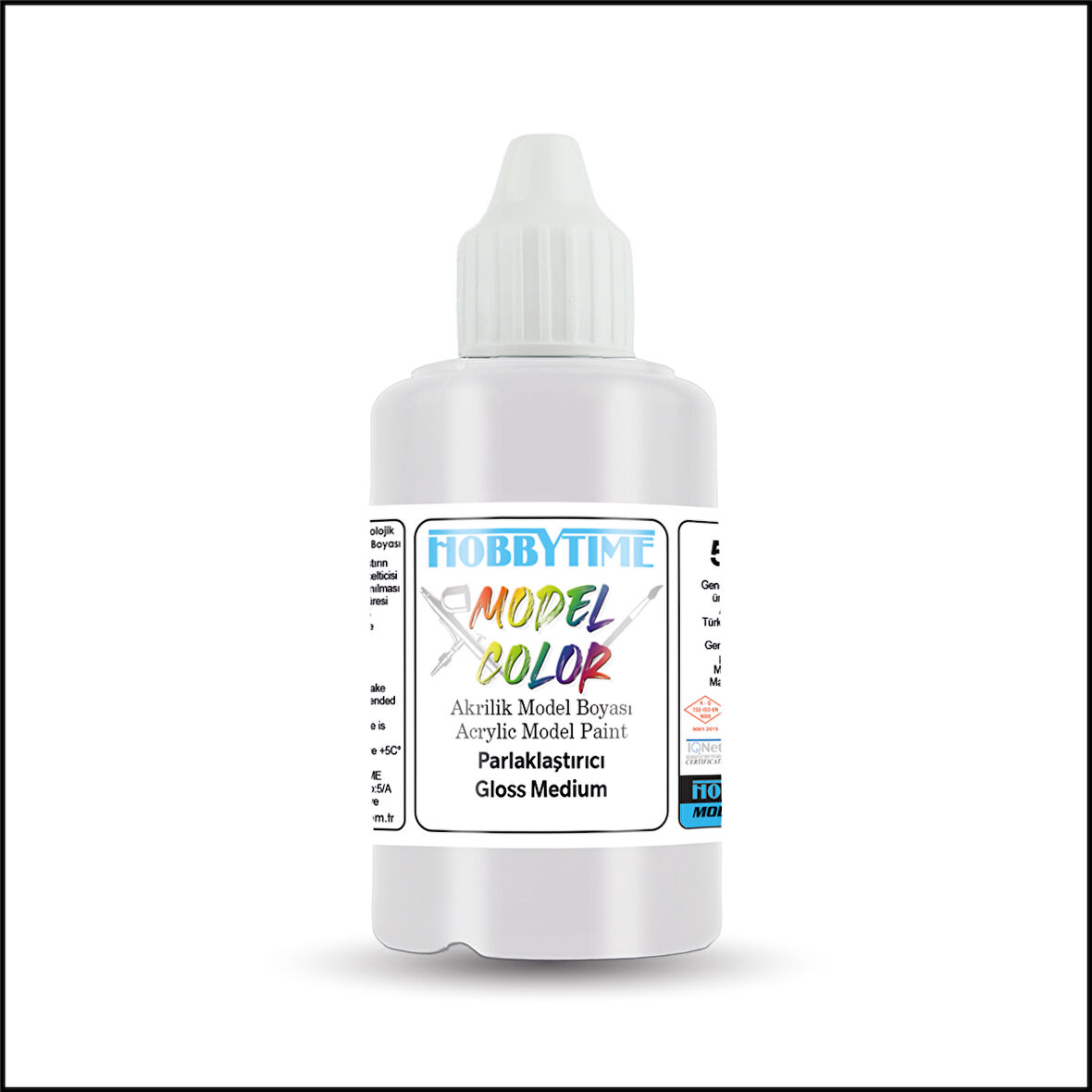 Hobbytime 525 50 ml. Parlaklaştırıcı (Gloss Medium), Akrilik Model Boyası