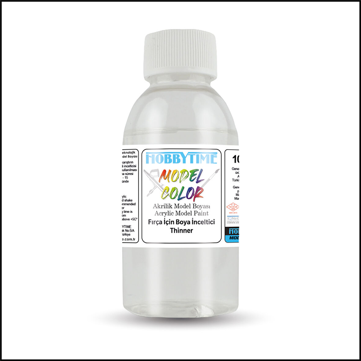 Hobbytime 551 100 ml. Fırça için Boya İnceltici (Thinner)